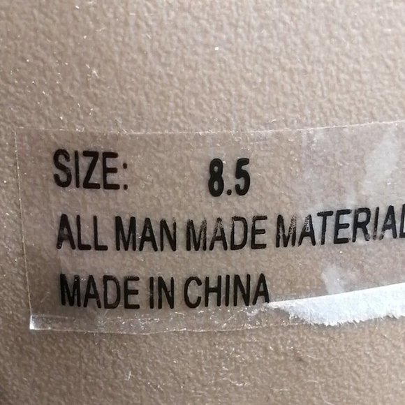 Qupid Women Block High Heel Ankle Strap Sandal Heel Zipper Cushion Brown Sz 8.5 - Picture 9 of 10